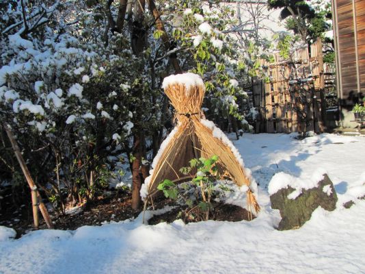 画像：抹香亭雪景色