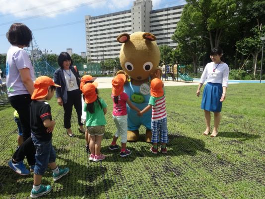 子供達とふれあい