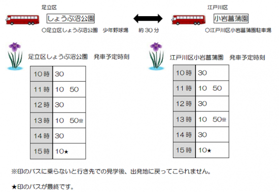 無料シャトルバス