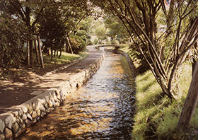 整備後の古川親水公園